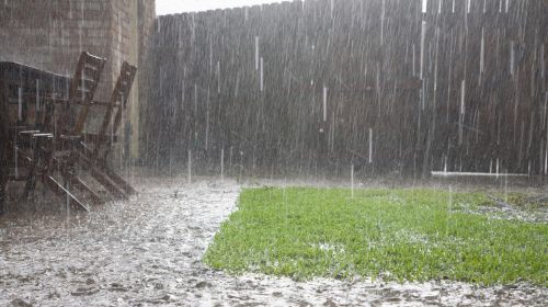 heavy rain